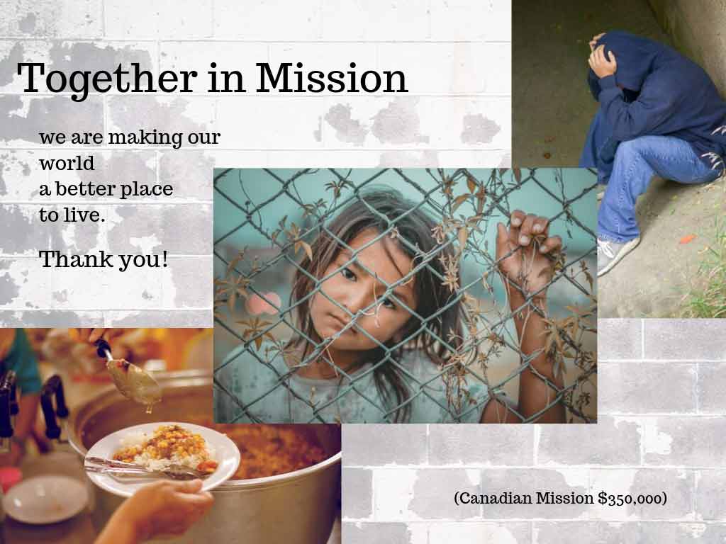 Eastern Synod Mission Committee support