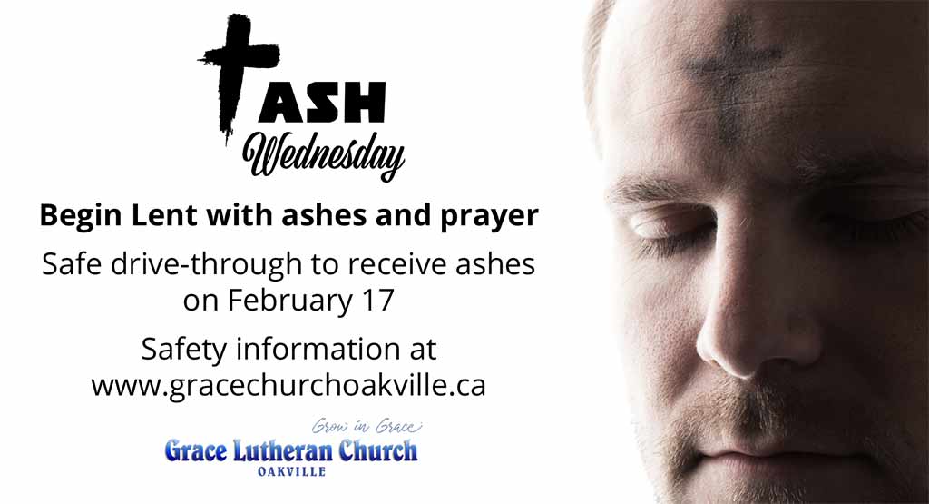 Grace Lutheran Church Ash Wednesday